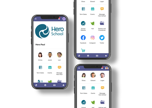 Hero School App